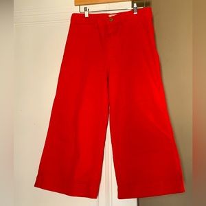 Madewell Emmett Wide Leg Crop 28P EUC